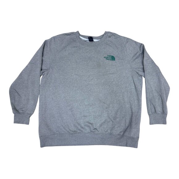 The North Face Mens Exploring New & Old PlacesCrewneck Sweatshirt Soft Gray Xxl - Picture 2 of 7